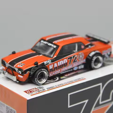MiniGT Kaido House 1:64 2000GT-R Skyline 1st Generation KPGC10 Alloy Car Model 195#