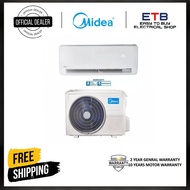 Midea R32 GAS MSXD-09 Aircond 1HP WITH IONIZER Air Conditioner MIDEA 1 HP MSXD-09CRN8 R32