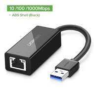 UGREEN 20256 USB 3.0 to Ethernet RJ45 LAN Gigabit Adapter 5gbps BLACK