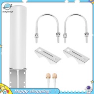 【ouwym9al】3G 4G LTE External Antenna Outdoor with 5M Dual SlIder SMA Connector for 3G 4G Router Mode