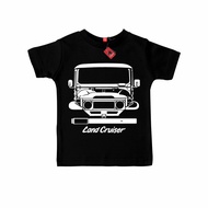 SAKAZUKI Unisex Children's Distro T-Shirt with Car Image TOYOTA LAND CRUISER FJ40 FJ 40 Automotive S