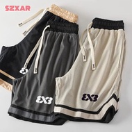 3V3 American Shorts Breathable Basketball Summer Training Loose Sports Casual Quick-Drying Mesh Draw