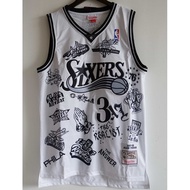 2025 new men’s Philadelphia 76ers #3 Allen lverson tattoo logo embroidery basketball jerseys jersey 