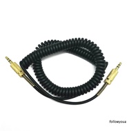 folღ 3.5mm Replacement Audio AUX Cable Coiled Cord for Marshall Woburn Kilburn II Speaker Male to male Jack