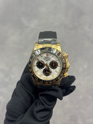 【貼膜使用 極新 全套📥In-stock 2023  FULL SET LIKE NEW】Rolex  Daytona Meteorite 116518ln - 0016 mete  勞力士黃金隕石面