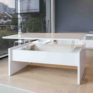 Zeus Gloss White Lift- Up Storage Coffee Table