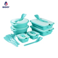 Aquamarine Prasmanan Set 16pcs /Tempat Sajian Makanan Serbaguna - JSS