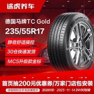 German Continental Tires TCGold 235/55R17 99V FR Compatible with Tiguan Audi Q3New Lacrosse