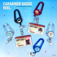 DADDYCLUB | Daddy Club Carabiner Badge Reel Card Holder