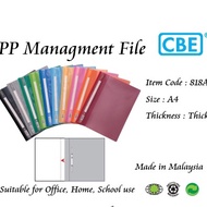 CBE 818A Management File With Pocket 1s