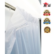 HOMEBLIND Malmo Plain Blackout Window Curtain / Langsir Tebal Hotel / Width 150cm / Hook