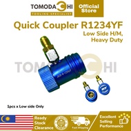 TOMODACHI Car Aircond Quick Coupler R1234YF, Low Side L/M, Heavy Duty  Adaptor Fitting Meter Gas Air