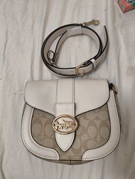 Coach Georgie Saddle Bag 馬車標誌斜背包