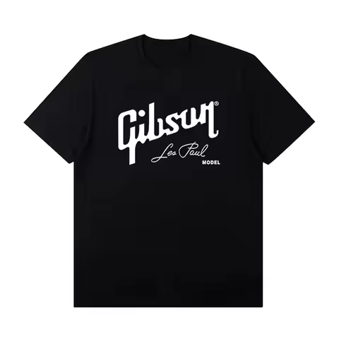 Slash Collection Gibson Les Paul T-shirt Rock Band Costume Summer Clothing Fashion Tops Graphic T Sh