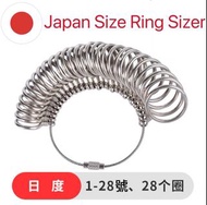 Japan Size Metal Ring Sizer Measuring Finger Size For Ring  日度戒指圈環測量工具量號器手指指圍圈號尺碼尺寸大小戒圈試碼器 戒指碼 合金屬 ❌