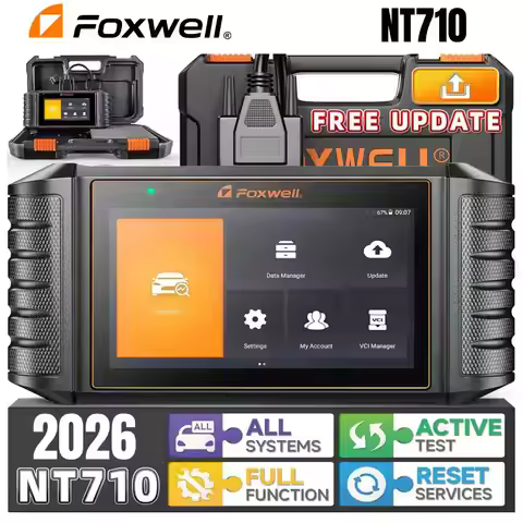 OBD2 Diagnostic Scan Tool Car Code Reader ECU Coding FOXWELL NT710 Full System Bi-directional ODB OB