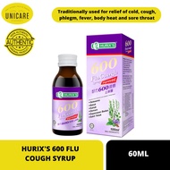 HURIX'S 600 FLU COUGH SYRUP 60ML