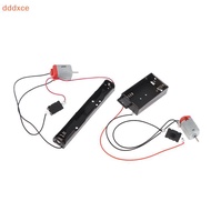 [dddxce] 130 Motor Kit With 2x Battery Storage Case And Switch 16500 RPM Mini Student DIY Electronic