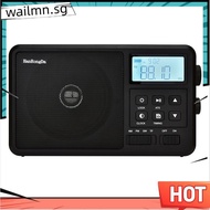 -206 Radio Internet Radio TF/USB Music Player withLCD Display Bluetooth Retro Radio Battery Recordin