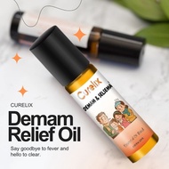 Curelix Demam & Selsema Relief Oil Membantu Melegakan Demam dan Selsema Untuk Bayi Kanak-Kanak Dan O