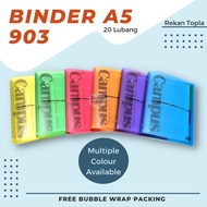 A5 Binder Book 20-HoleRing A5 NoteBook 20-Hole/ BONUS PAPER AND MARKERS Topla Brand/