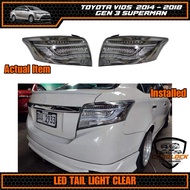 Toyota Vios 2014 - 2018 LED Tail Light Upgrade Albino Set