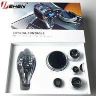 Crystal 6-Piece Shift Knob for BMW X3/X4/X5/X6 5/6/7 series G30 G11 G12 G01 G02 Car Accessories