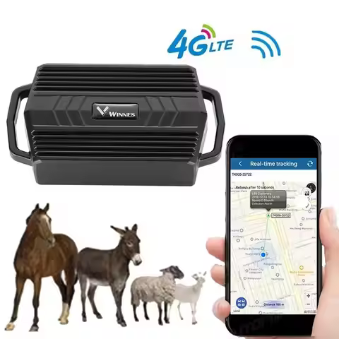 GPS Tracker Animal For Cow Camel Sheep TK935 3000mAh Locator Waterproof RealTime Car Magnet Free Web