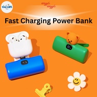 Wiggle Wiggle Fast Charging Power Bank 4800mAh – 20W, LED Display, Portable Size (Smile We Love / Wi
