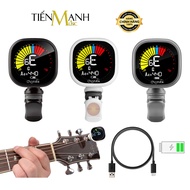 [Pin Sạc] Máy Lên Dây Đàn Guitar Ukulele Violin Cherub WST-675 Chỉnh âm Bass Chromatic Clip on Tuner