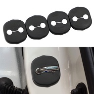4Pcs ABS Car Door Lock Cover Protection Covers Sticker for Kia Rio 5 Mohave Morning Rondo 7 Carens K