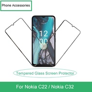 For Nokia C22 / Nokia C32 Cellphone Tempered Glass Screen Protector Accessory Parts