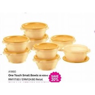 tupperware one touch small bowl 400ml * 8pcs BUNDLE DEALS
