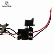 [SONONIA] DC 7.2-24V Cordless Switch with Replacement Power Tool Parts 58.7x39x15.9mm