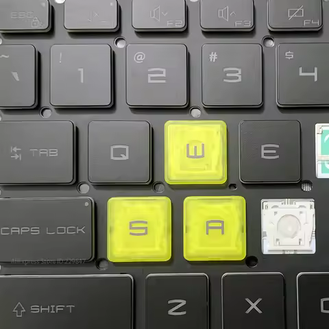 Replacement Key Cap&Hinge For MSI Z16 GP76 GL66 GL76 GF66 MS-1582 MS-17L1 MS-17H3 Keyboard Keys Keyc