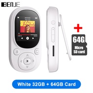 Benjie A11 kẹp mini Máy nghe nhạc 32GB/64GB âm thanh độ trung thực cao Máy nghe nhạc bluetooth 5.3 t