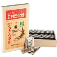 Korean Red Ginseng Tea, Okinsam Premium Wooden Box Ginseng Tea 100 packs