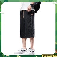 3 color high quality ice silk 7 point pants men comfortable breathable casual pants men seluar 3 suk