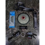 Shimano 8 9 Speed Altus M2000 M370 Alivio M4000 Cassette 40T 42T with Crankset HT ll Single Original