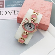 Fashion KT Cat Cartoon Watch Female Student Watch Children Cute Watch Bracelet Watch