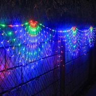 Large waterproof peacock tail Led with 8 automatic flashing modes to decorate wedding events, shops,