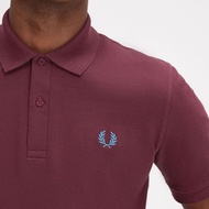 Original M6000 Freds Perrys Polo Shirt Solid Casual Business Short Sleeve Mens Top baju atasan lelak