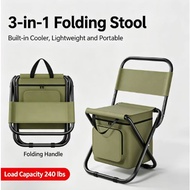 Portable Outdoor Folding Chair Three-in-One Leisure Chair Outdoor Camouflage Pony Leisure Camping Fi