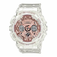 GWP[Luxolite] Casio G-Shock GMA-S120SR-7ADR S-Series Transparent x Rose Gold Women Watches GMA-S120SR-7A