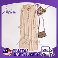 LALEESA DRESS HOODIE KABIRA LD216254  Long Hoodie Dress Muslimah Dress Plus Size Baju Raya 2024