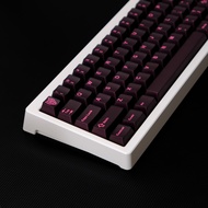 GMK Pink Semitransparent Keycaps Cherry Profile DOUBLE SHOT ABS FONT PBT Keycaps ABS Font for MX Swi