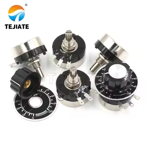 1pcs RV30YN20S 3W single-turn carbon film potentiometer + scale + knob B103 B502 B504 10K 5K