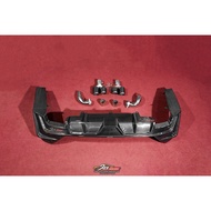 BMW 5-Series G60 520i 530i I5 M60 Rear Diffuser Tail Pipe TAKD Dry Carbon One Set