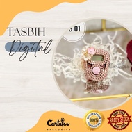 Tasbih Digital Swarovski Cincin Manik Muslim Hadiah Doorgift Murah