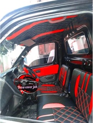 1 Paket Sarung jok + Plafon|Atap + Stir Mobil Pick Up Gran max|Megga Carry|APV|L300